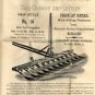 Acme Pulverizing Harrow Plow & Nash Farm Equipment Ads c.1891