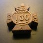 Civil War Camp Art Watch Fob, Carved Wood Maltese Cross, Johnson's Island Ohio c.1863