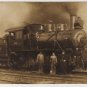 Hocking Valley Railway Postcard, Engine #122 & Crew c.1880