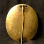 Yellow Gold & Onyx Brooch, Civil War Mourning Jewelry c.1863