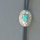 Bolero Tie, Sterling Silver with Turquoise c.1969