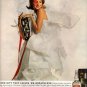 Christmas Smirnoff Vodka Ad, Woman Wrapped as Present c.1963