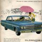 Oldsmobile F-85 Cutlass Ad, Color Illustration c.1962