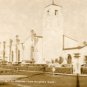 Los Angeles California Postcard, Union Station, Sepia Tone, Real Photo c.1953
