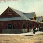 Brantford Canada Postcard, View of Train Station, Full Color c.1908