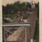 Cincinnati Ohio Postcard, Price Hill Inclined Plane, Rails and Tracks c.1920