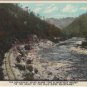 South Carolina Postcard, Clinchfield Route on The Nolichucky River, The Blue Ridge Mountains c.1923