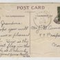 Patriotic Postcard, American Flag & The Star Spangled Banner in Triumph Shall Wave c.1908