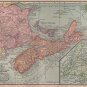 Map of The Dominion of Canada, C.S. Hammond Atlas, Full Color c.1910