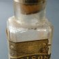 Poison Bottle with Skeleton Label, Benedict Druggist of Cleveland Ohio c.1875