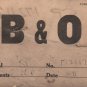 New York Central Railroad Forms & Envelopes, Some B & O, C & O and Penn. Central, 15 Pcs. c.1960