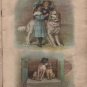 Carlos' Capers, Fannie Ostrander, Children's Book with Color Illustrations, Kids & Dogs c.1902