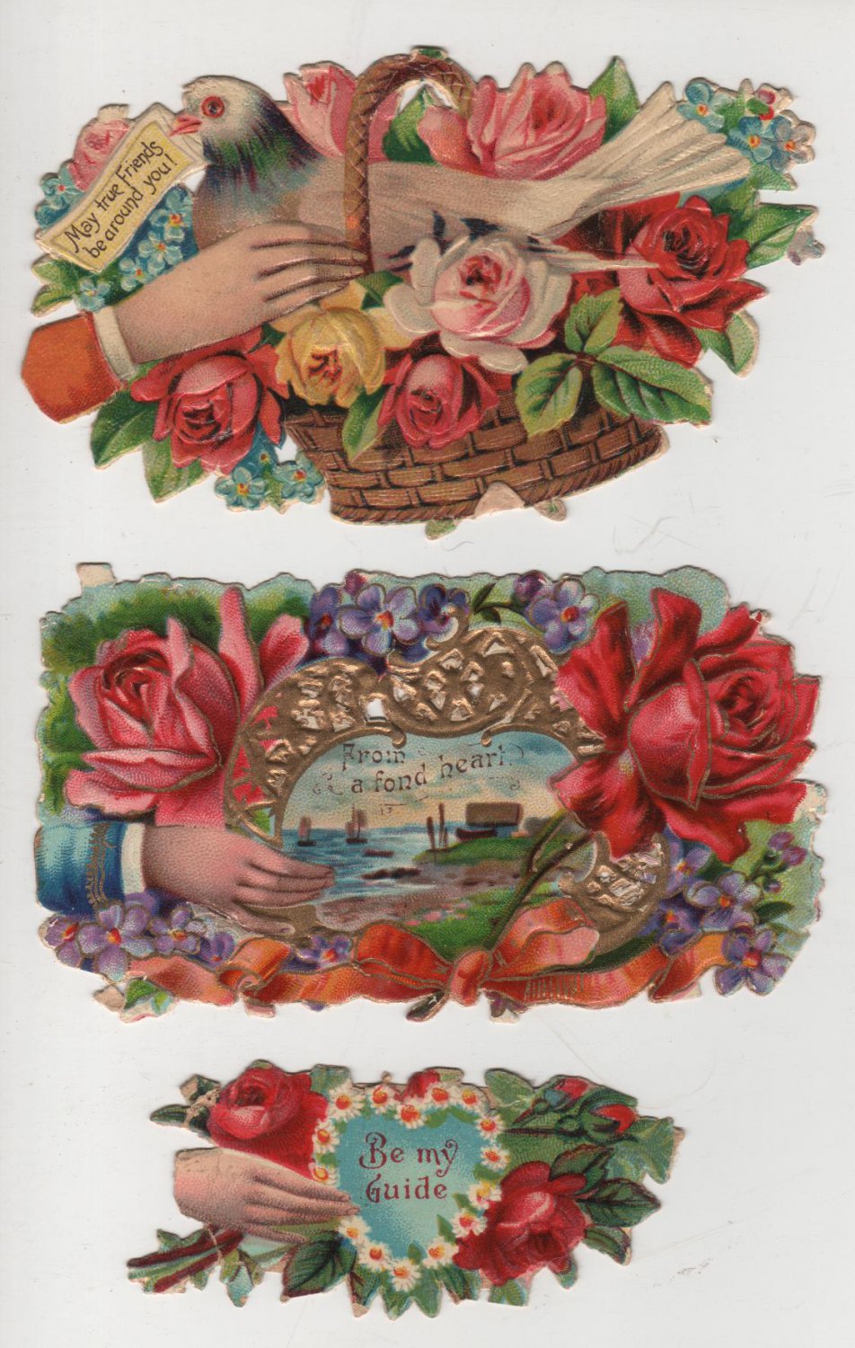 Valentines Day Cards, Various Sizes in Full Color c.1890
