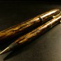 WearEver Pen and Pencil Set, Brown and Yellow with Gold Trim c.1928