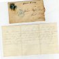 Civil War Era Business and Personal Letters, 13 Pieces c.1862 - 1875
