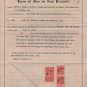 Deed & Documents for Outlot No. 167, Perrysburg Twp, Wood County Ohio, 7 Pieces c.1950