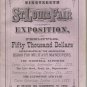 St. Louis State Fair & Exposition Premium List Book c.1879