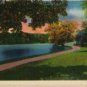 Rochester New York Postcard, Lake at Seneca Park c.1949