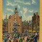 Boston Massachusetts Postcard, Old State House, Declaration of Independence c.1946
