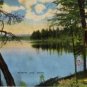 Idaho Postcard, Payette Lake, Full Color c.1948