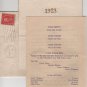 Announcements, Invitations & Autograph Books, 14 Pieces c.1891 - 1954