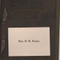 Announcements, Invitations & Autograph Books, 14 Pieces c.1891 - 1954