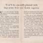 Kodak, Gross Photo Supply Co. Documents, Toledo Ohio c.1940