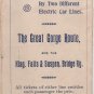 The Devil's Hole Brochure with Photo, Niagara New York, The Battle of Bloody Run c.1889