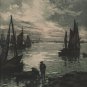 The Call of The Open Sea, A. Casitte Etching, Pictorial Review Print c.1926