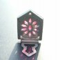 Rhinestone Dress Clip, Red Flower Crest Arrangement c.1930