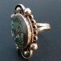Abalone & Silver Ring, Rope, Loop & Ball Pattern c.1969