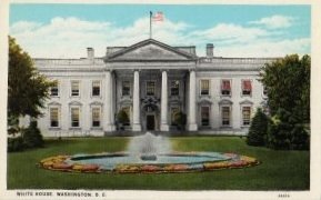 Washington D.C. Postcard, The White House, Full Color c.1915