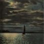 Toledo Ohio Postcard, Moonlight on Maumee Bay, Woolworth's c.1911