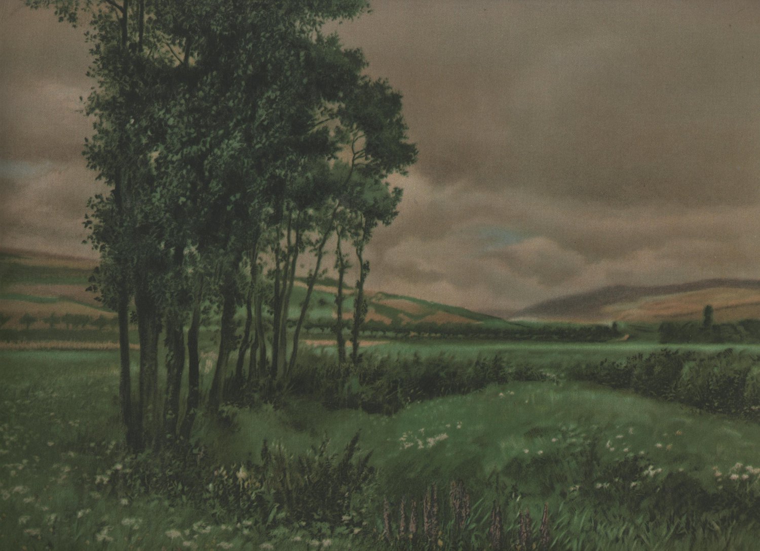 Before The Storm by Ad Muller Cassel, Pictorial Review Color Print c.1926