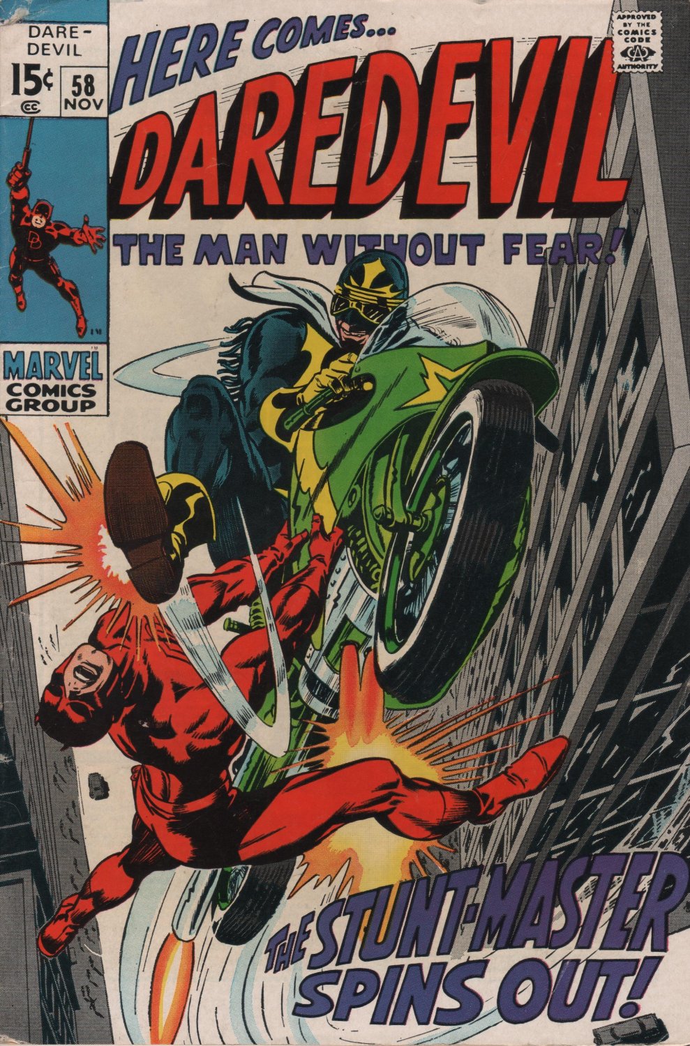 Daredevil #58 The Stunt Master Spins Out c.1968