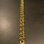 Double Open Link Charm Bracelet, YG Filled c.1990