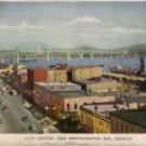 New Westminster B.C. Canada Postcard, View of City Center c.1929