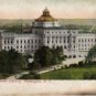 Washington D.C. Postcard, Congressional Library and Grounds, Full Color c.1909