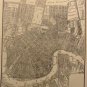 Map of New Orleans, W.M.E. Boesch, Collier's World Atlas, Black & White c.1949