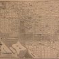 Washington D.C. Map, Rand McNally & Co., Collier's World Atlas, Black & White c.1949