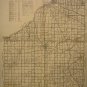 Map of Wood County Ohio, Black & White, 17 x 22 c.1954