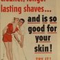 Barbasol Ad with Young Couple Playing Croquette, Color c.1951