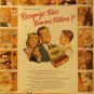 Cigar Ad with Famous Father's Day Quiz, Full Color c.1951