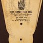 Feed Mill Ad Fan Giveaway, Kids with Daisies and a Lamb c.1940