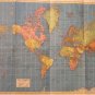 Map of The World, Hammond's Global Strategy, 21 x 29, Full Color c.1950