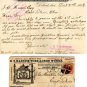 E.T. Barnum Wire & Iron Works Sales Letter with Envelope, Detroit MI c.1883