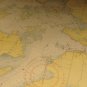 Lake Huron Survey Map, Drummond Island Michigan, St. Marys River No. 61, Color c.1955