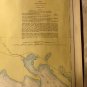 Lake Huron Survey Map, Les Cheneaux Islands Michigan No. 601, Color, 36 x 48 c.1955