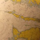 Geodetic Coast Map of MA & RI, Martha's Vineyard & Block Island, Cape Cod Canal, Color c.1962