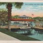 Orlando Florida Card, Swan Boat Landing Lake Eola c.1930